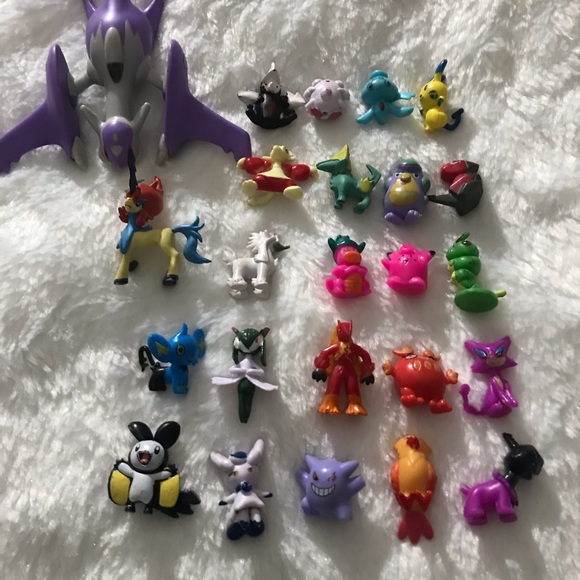 Other - pokemon toys 24 pieces and 23 pieces of different